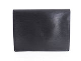 Louis Vuitton Vintage 1990 Black Epi Porte Document Senateur Portfolio