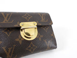 Louis Vuitton Monogram Canvas Push Clasp Wallet
