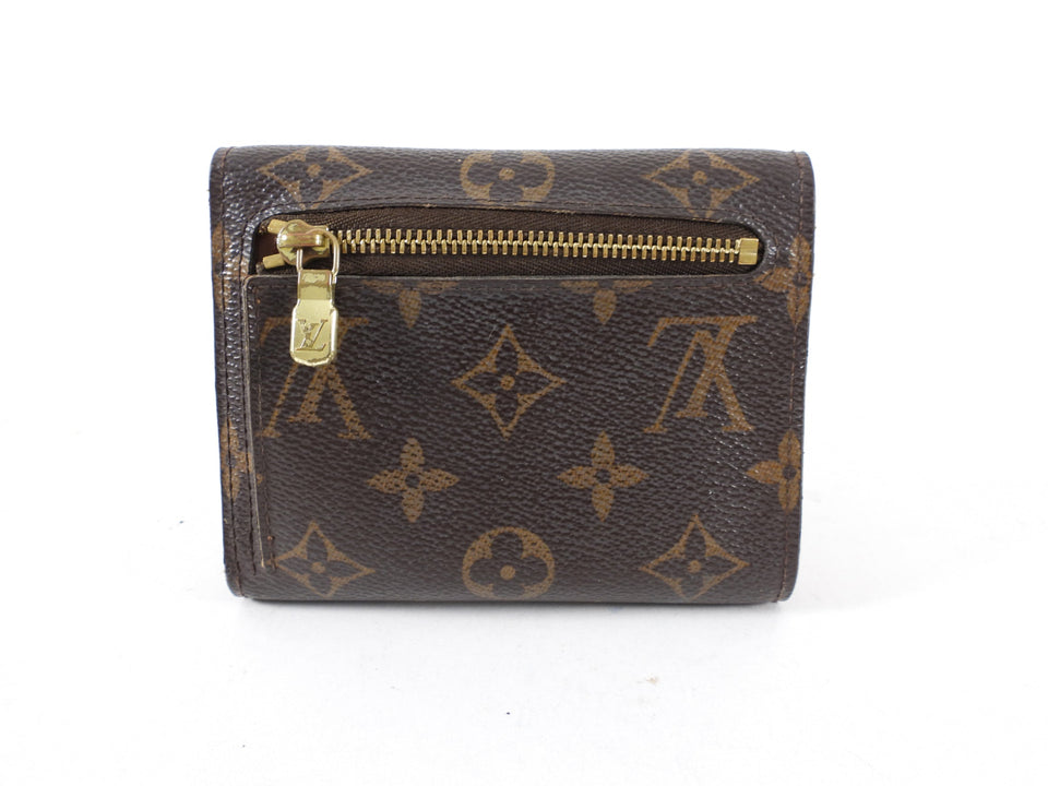 Louis Vuitton Monogram Canvas Push Clasp Wallet