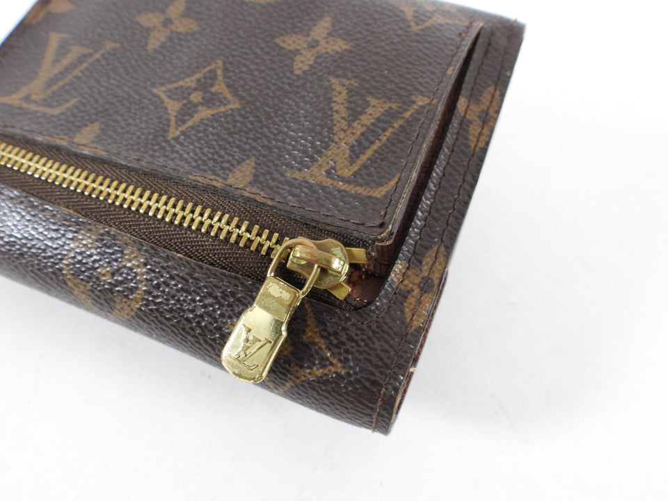 Louis Vuitton Monogram Canvas Push Clasp Wallet