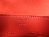Louis Vuitton Red Leather Airy V Pochette Louise Chain Strap Bag