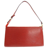 Louis Vuitton Red Epi Leather Small Pochette Bag
