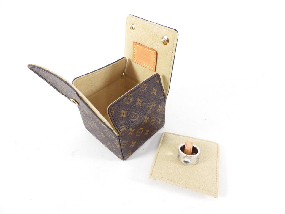Louis Vuitton 750 18K White Gold Empreinte Ring - USA 5