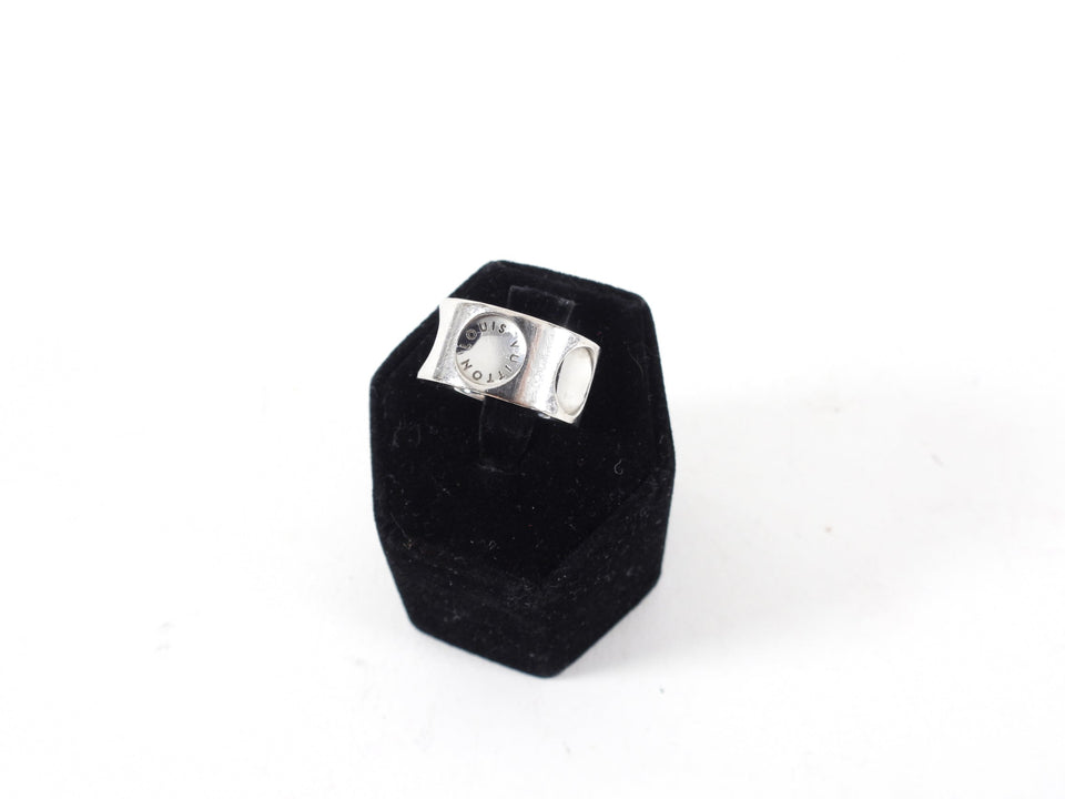 Louis Vuitton 750 18K White Gold Empreinte Ring - USA 5