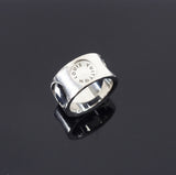 Louis Vuitton 750 18K White Gold Empreinte Ring - USA 5
