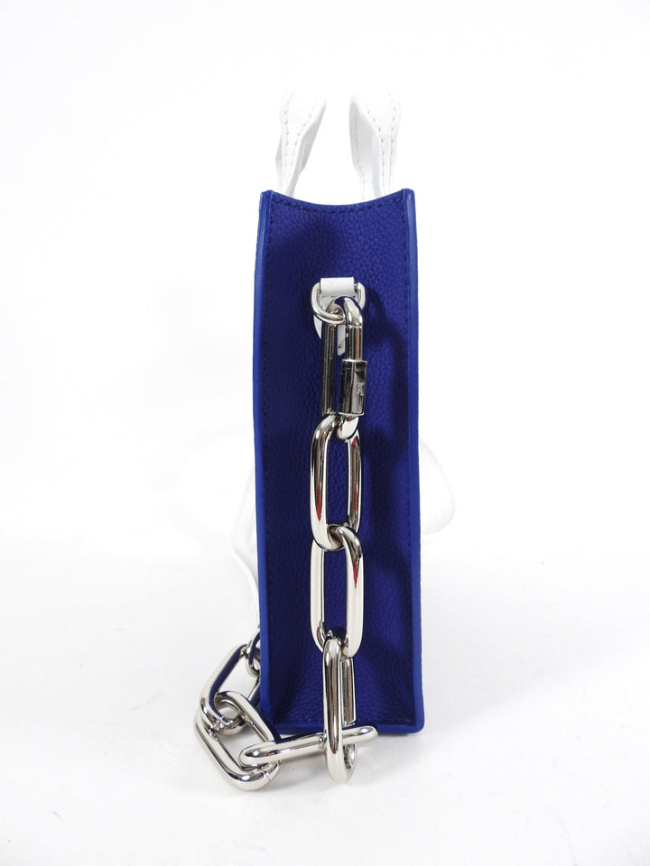 Louis Vuitton AW 2021 Virgil Abloh Blue Sac Plat XS Crossbody Bag