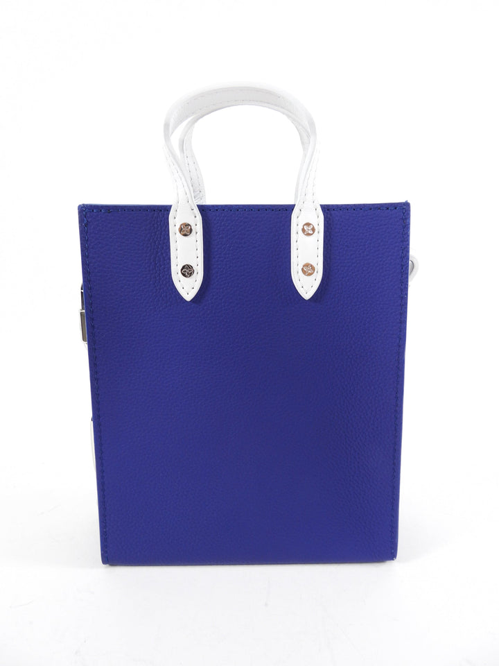 Louis Vuitton AW 2021 Virgil Abloh Blue Sac Plat XS Crossbody Bag
