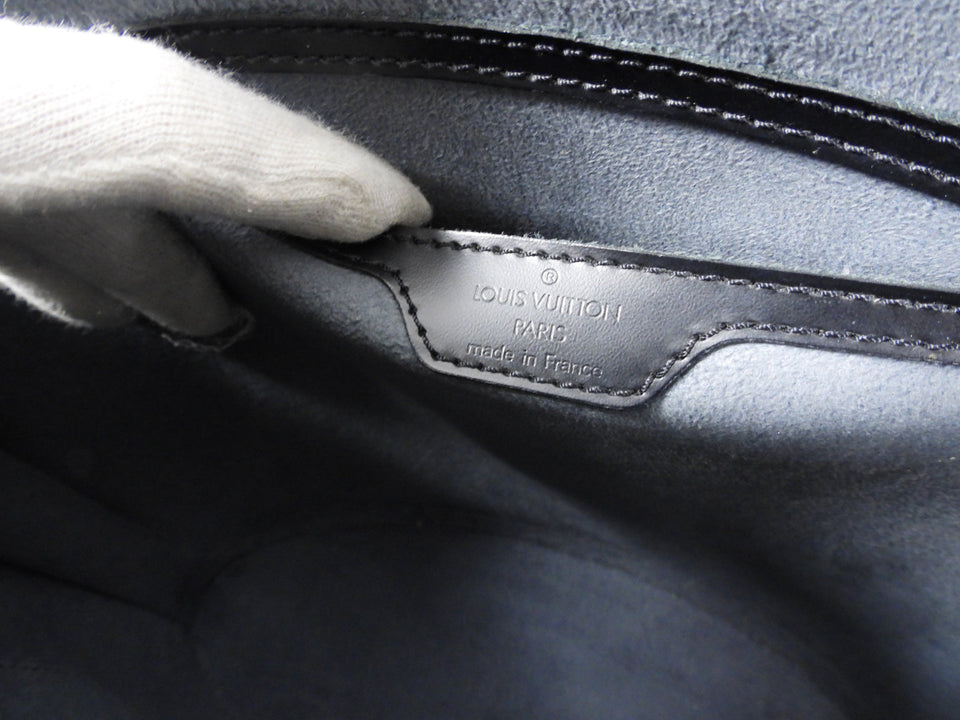 Louis Vuitton Black Epi Leather Saint-Jacques Shoulder Tote Bag