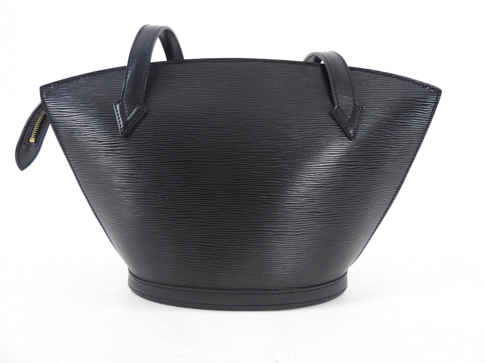 Louis Vuitton Black Epi Leather Saint-Jacques Shoulder Tote Bag