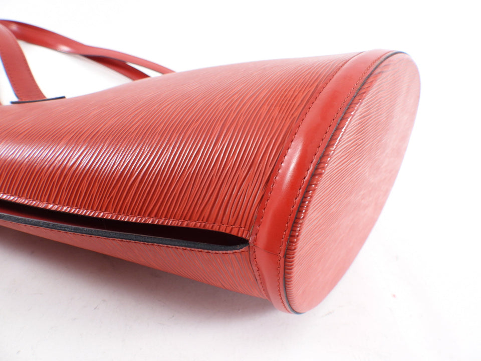 Louis Vuitton Vintage 1996 Red Epi Leather Saint Jacques GM Tote Bag
