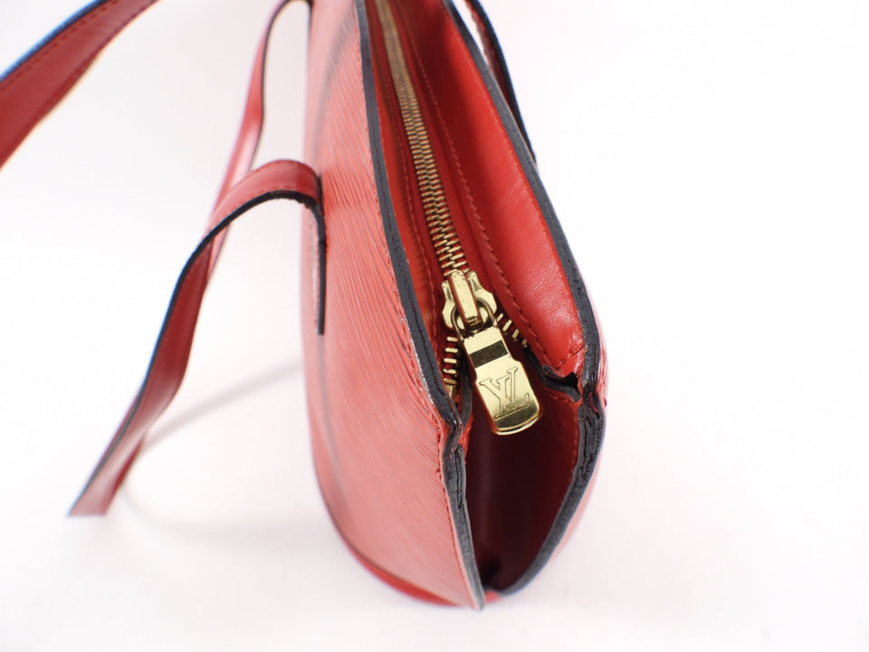 Louis Vuitton Vintage 1996 Red Epi Leather Saint Jacques GM Tote Bag