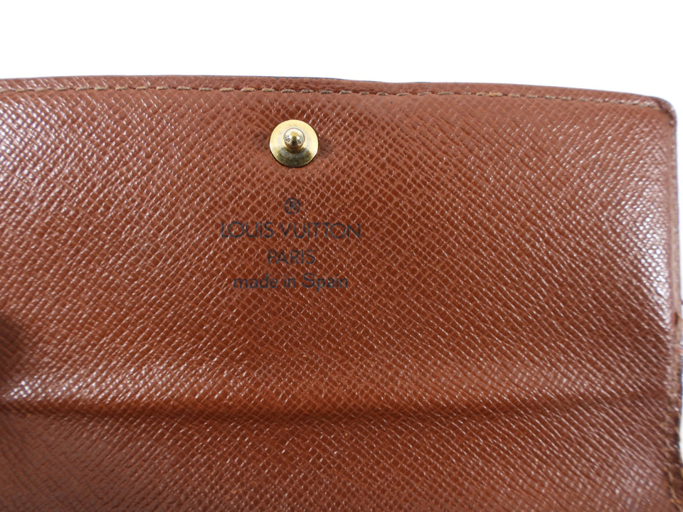 Louis Vuitton Monogram Canvas Small Snap Wallet