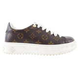 Louis Vuitton Time Out Monogram Canvas Low Top Sneakers - 38