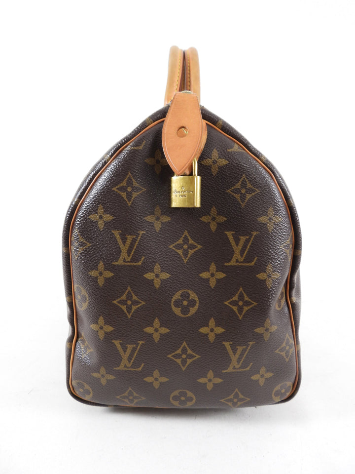 Louis Vuitton Monogram Speedy 35 Boston Bag