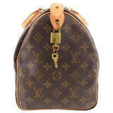 Louis Vuitton Vintage 1996 Monogram Speedy 35 With Shoulder Strap