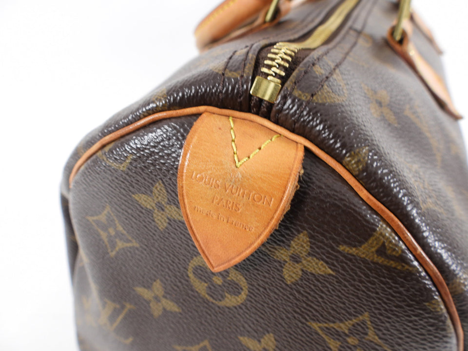 Louis Vuitton Monogram Speedy 35 Boston Bag