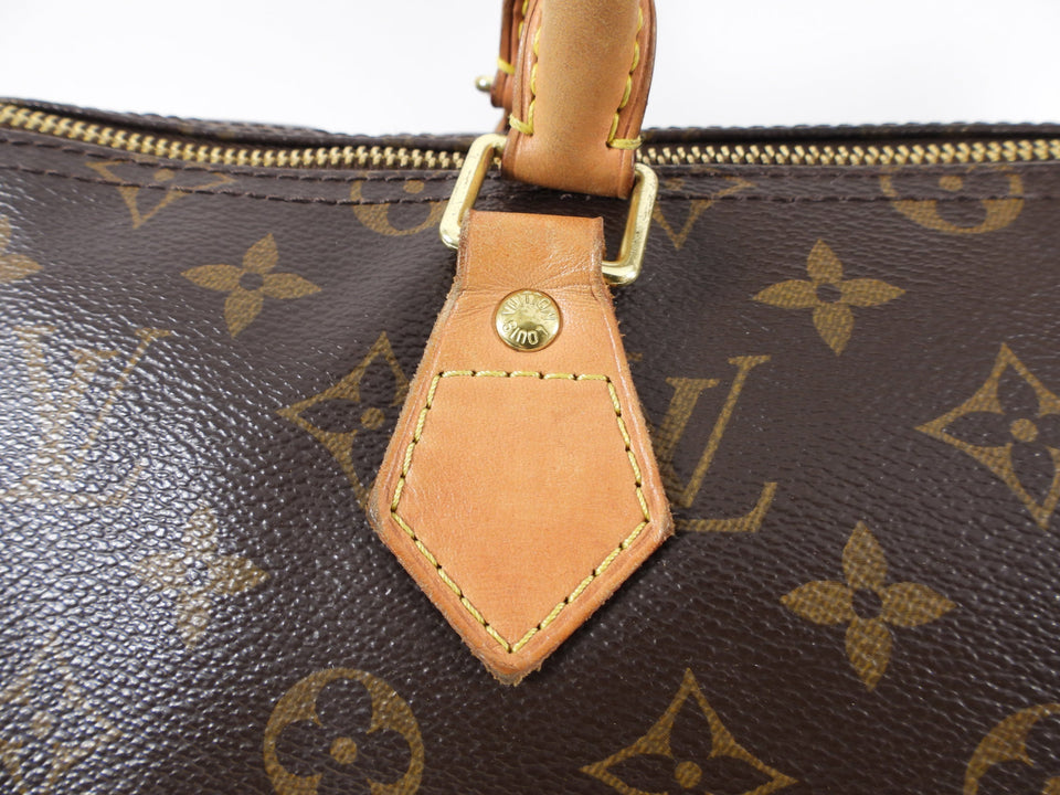 Louis Vuitton Monogram Speedy 35 Boston Bag