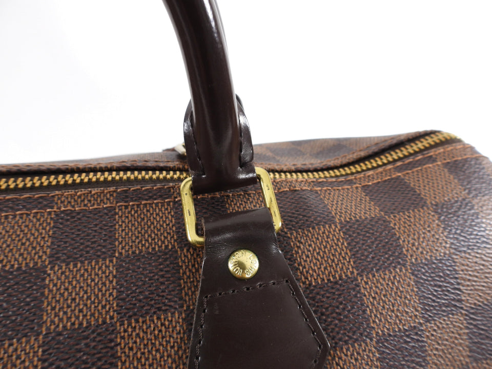 Louis Vuitton Damier Ebene Speedy 35 Bag