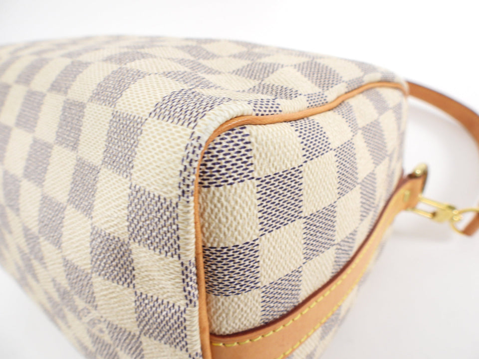 Louis Vuitton Damier Azur Speedy 25 Bandouliere Bag