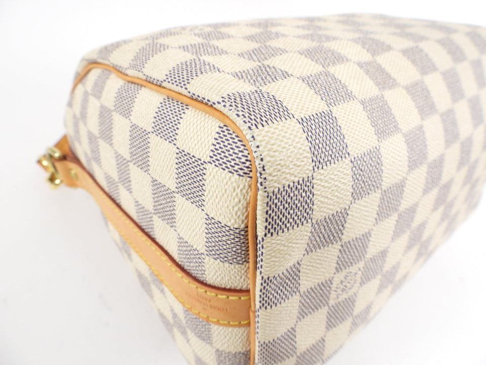 Louis Vuitton Damier Azur Speedy 25 Bandouliere Bag
