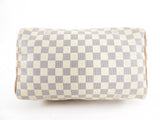 Louis Vuitton Damier Azur Speedy 30 Boston Bag