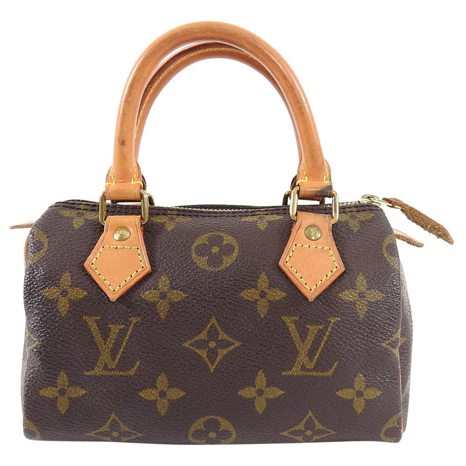 Louis Vuitton Vintage 1992 Monogram Nano Mini Speedy Bag
