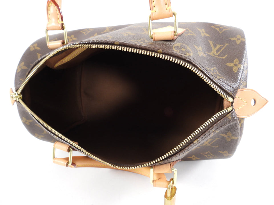 Louis Vuitton Monogram Canvas Speedy 30 Boston Bag