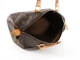 Louis Vuitton Monogram Speedy 35 Boston Duffle Bag MH