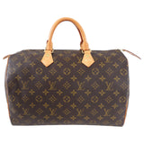 Louis Vuitton Monogram Speedy 35 Boston Duffle Bag MH