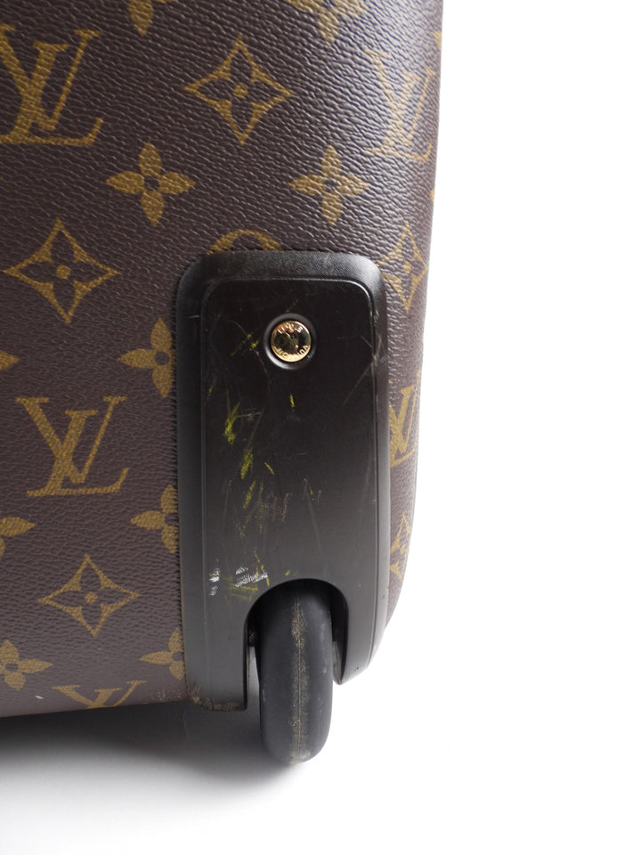 Louis Vuitton Monogram Pegasse 55 Rolling Travel Luggage
