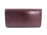 Louis Vuitton Monogram Burgundy Mat Tresor Porte Wallet