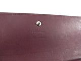 Louis Vuitton Monogram Burgundy Mat Tresor Porte Wallet
