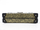 Louis Vuitton Limited Edition Gold Epi Chevron Printed Petite Malle Bag