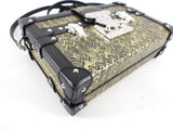 Louis Vuitton Limited Edition Gold Epi Chevron Printed Petite Malle Bag
