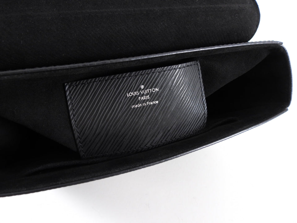Louis Vuitton Black Epi Twist MM Chain Bag