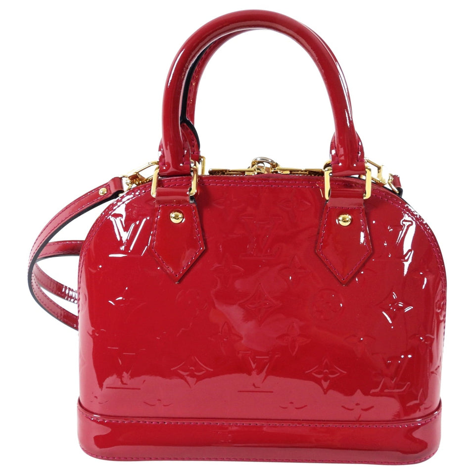 Louis Vuitton Alma BB Vernis Rose Indien Mini Bag