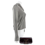 Louis Vuitton Vernis Sobe Clutch in Amarante
