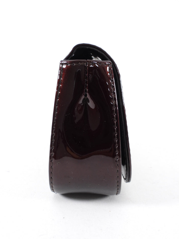 Louis Vuitton Vernis Sobe Clutch in Amarante