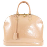 Louis Vuitton Alma GM Rose Florentin Nude Vernis Bag