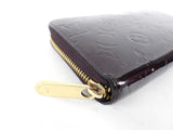 Louis Vuitton Plum Vernis Monogram Zippy Continental Wallet