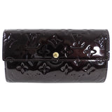 Louis Vuitton Amarante Vernis Sarah Snap Wallet
