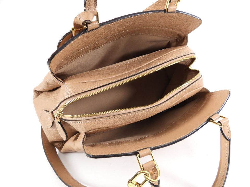 Louis Vuitton Empreinte Leather Vosges MM Papyrus Bag