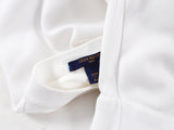 Louis Vuitton White Snap Sleeve Sweatshirt Dress - M