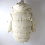 Gucci Down jacket Outer: 88% nylon, Outer: 12% polyurethane, Lining: 100% nylon, Filling: 80% down, Filling: 20% feather, Part: 100% polyester Ivory Women S