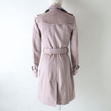 Burberry trench coat Outer: 100% cashmere, Lining: 66% wool, Lining: 22% polyamide (nylon), Lining: 12% cashmere Dusty purple Women 38