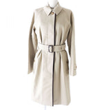 Burberry coat Main: 100% cotton, Lining: 100% cotton, Sleeve lining: 100% cupra, Part: Lamb leather STONE (beige type) Women 38