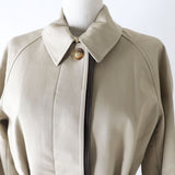 Burberry coat Main: 100% cotton, Lining: 100% cotton, Sleeve lining: 100% cupra, Part: Lamb leather STONE (beige type) Women 38