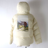 Gucci Down jacket Outer: 100% polyester, Lining: 100% polyester, Filling: 80% down, Filling: 20% feather Ivorytype Women XXS
