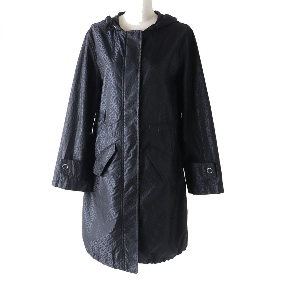 Burberry coat Polyamide (nylon) black TB monogram Women 36