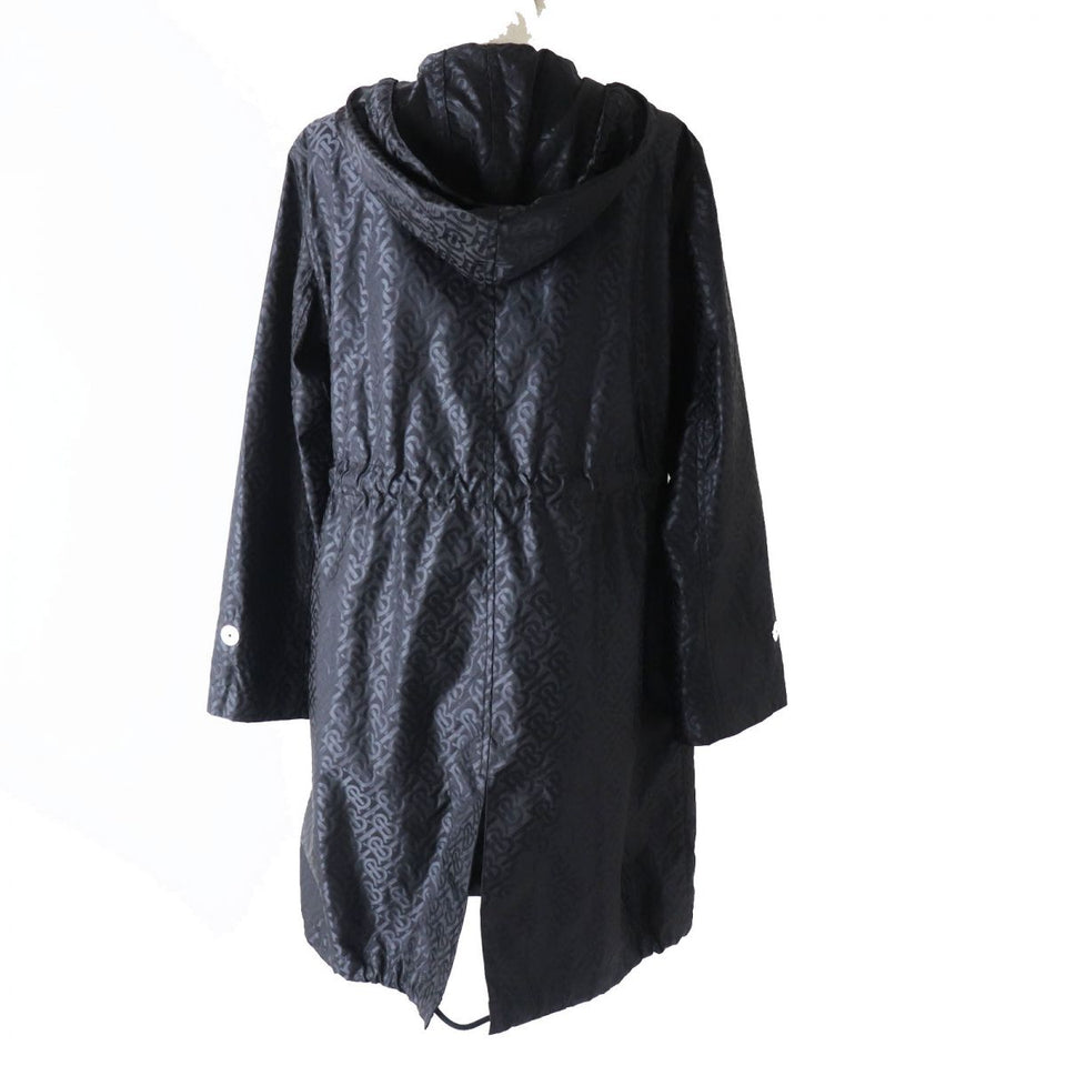 Burberry coat Polyamide (nylon) black TB monogram Women 36